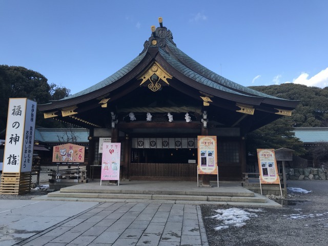 真清田神社　拝殿