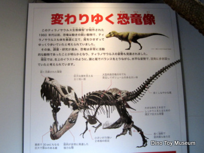 佐賀県立博物館 50年以上前のレトロなティラノサウルス像
