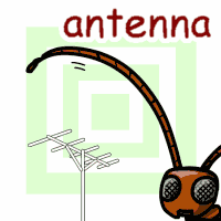 antenna の意味 英語イラスト