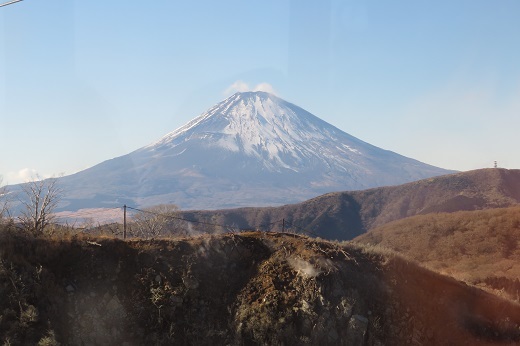 早雲山ロープウェイからの富士山