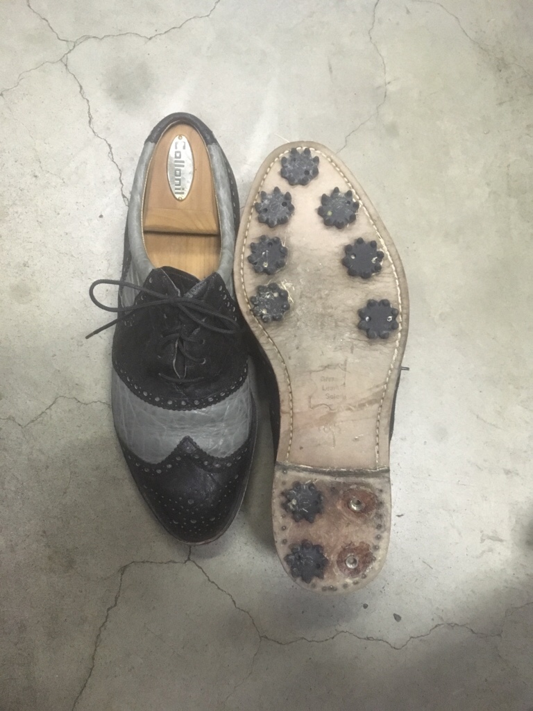 ゴルフシューズ修理 オールソール交換 Made In South Afrika 靴修理 靴製造 駒沢大学駅 世田谷区 ブーツ ドレス Mrmartin マルマーティン ゴルフシューズ修理 オールソール交換 Made In South Afrika 靴修理 靴製造 駒沢大学駅 世田谷区 ブーツ ドレス Mrmartin マルマーティン