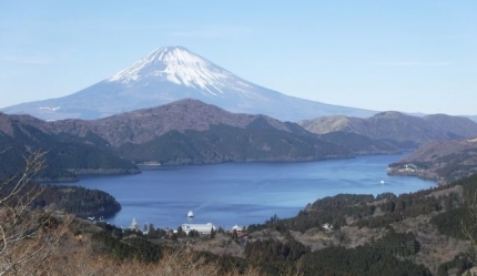 20180107富士見峠より芦ノ湖_富士山を望む.JPG