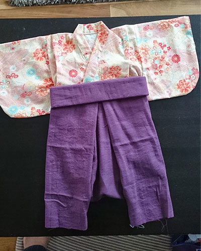 ひな祭りに、ベビー用袴風の服を手作りしてみました！ - すきまじかん 