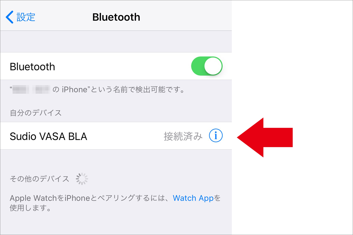 iPhon Sudio Bluetooth接続 設定/ペアリング方法