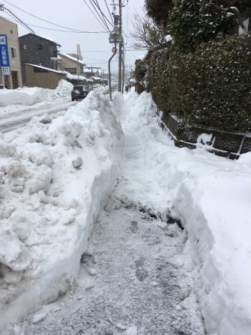 通学路を除雪