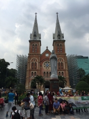 サイゴン教会は補修中20180123-1