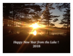 Happy New Year from the Lake 2018