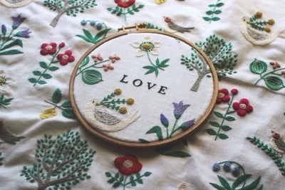 love embroidery by yumiko higuchi